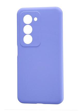 Чохол силіконовий silicone case для xiaomi redmi 15 4g лавандовий із захистом камери
