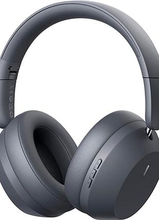 Навушники baseus bass 35 max бездротові 600 ма·год 50 годин роботи bluetooth 5.3 сірі