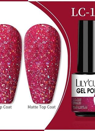 Гель-лак lilycute soak-off uv/led 7 мл lc-133