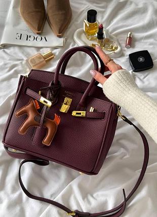 Hermès birkin 25 burgundy/gold