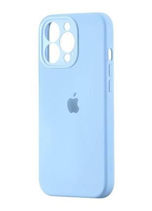 Чехол силиконовый square protected camera для iphone 13 pro лавандовый с защитой камеры