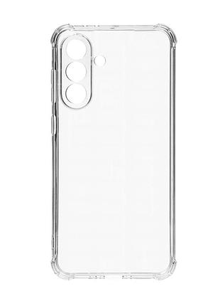 Чехол силиконовый противоударный для samsung a57 прозрачный с защитой камеры