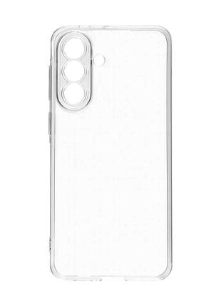 Чехол силиконовый silicone case ws для samsung galaxy a57 прозрачный с защитой камеры