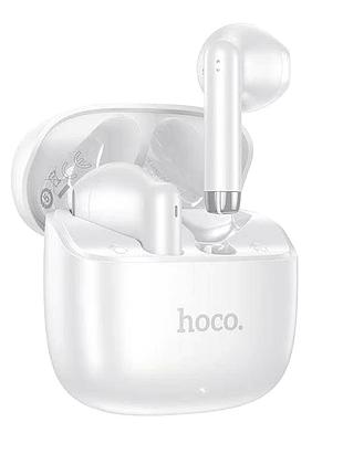 Наушники bluetooth hoco tws 30 mah ipx4 зарядка usb type-c для музыки и общения ew205 white
