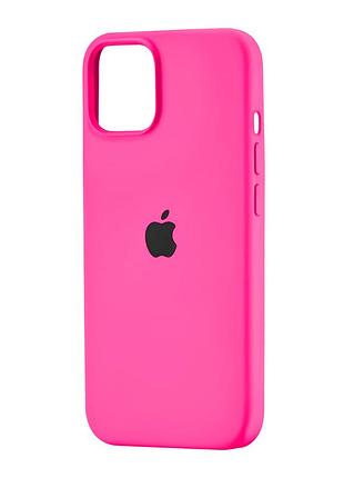 Чехол силиконовый full cover для iphone 14 защита камеры розовый