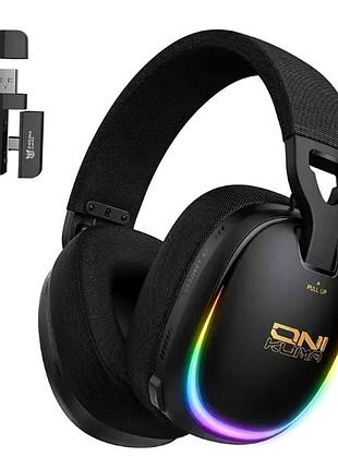 Навушники onikuma з 3.5 мм і usb чорні для ігор і музики модель gt805