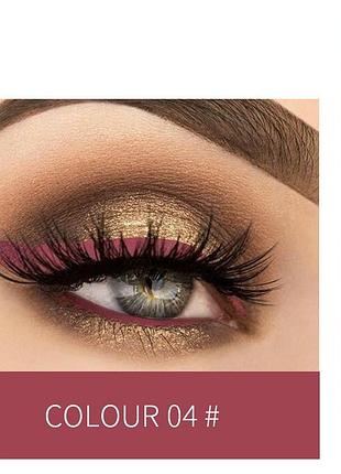 Цветная водостойкая подводка для глаз handaiyan eyeliner long lasting professional цвет №4 коричневый
