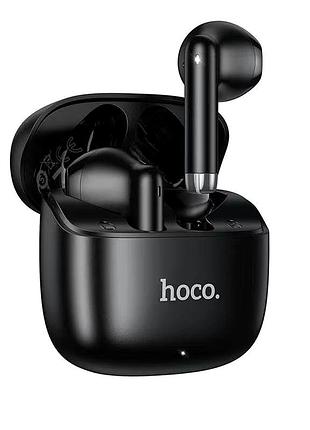 Наушники bluetooth hoco tws 30mah 4ч работы usb type-c черный для музыки и общения ew205