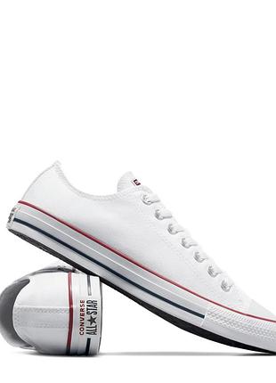 Жіночі білі кеди converse chuck taylor all star low кросівки конверси конверс