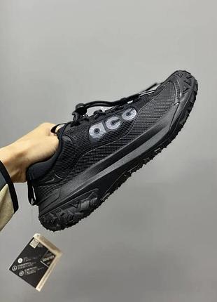 Черные мужские кроссовки nike acg mountain fly 2 low gtx sneaker black найк кеды 42.