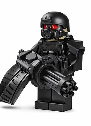 Фигурка штурмовик с миниганом спецназ swat для лего lego