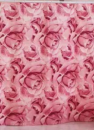 Штора для ванной тканевая миранда roses