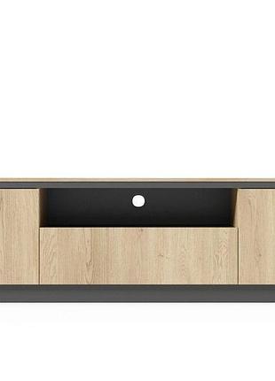 Тумба під тв perfect home торро / torro 3d/200 3-дверна дуб кремона/чорний (pfh-091417)