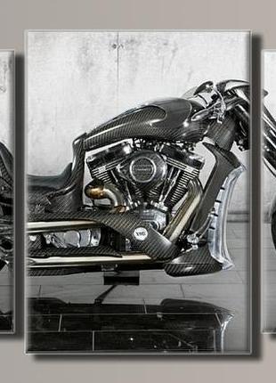 Модульна картина на полотні з 5-ти частин "mansory"