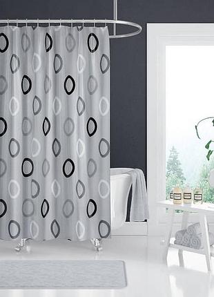 Штора для ванной rings tropik турция 180*200 см