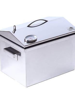 Коптильня smokehouse m deluxe с термометром