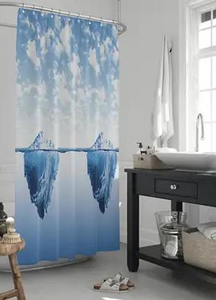 Штора для ванной тропик iceberg 180*200 см