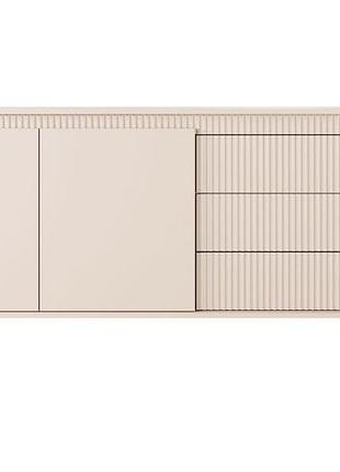 Комод perfect home сенсо/senso 2-дверный с 3 ящиками 2d3s/187 беж (pfh-091108)