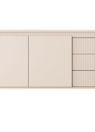 Комод perfect home сенсо/senso 2-дверный с 3 ящиками 2d3s/153 беж (pfh-091107)