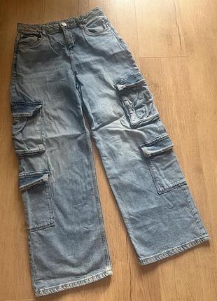 Палаццо з карманами, wide leg