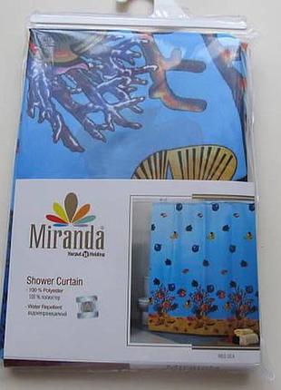 Шторка,занавеска в ванную комнату miranda( red sea)