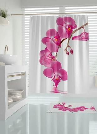 Штора для ванной orchid tropichome 180x200 cм