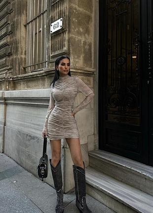 Сукня сітка zara м