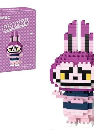 Конструктор bricks labubu фиолетовый 150 детали