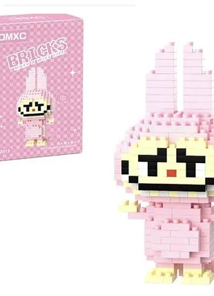 Конструктор bricks labubu рожевий 150 деталей