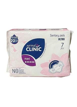 Прокладки гігієнічні денні 6к. 7шт comfort ultra - cottonvelvet тм normal clinic