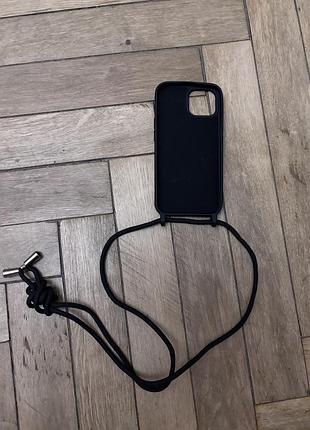 Чохол чорний новий на шнурку на айфон 15, 50 грн