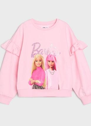 Свитшот barbie с декоративными воланами