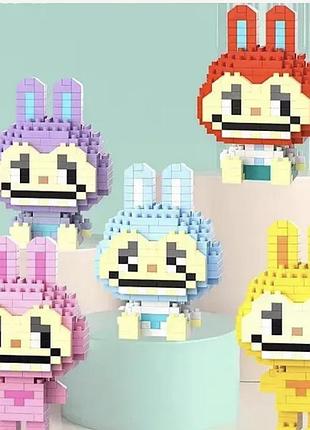 Конструктор bricks labubu серый 243 детали 3