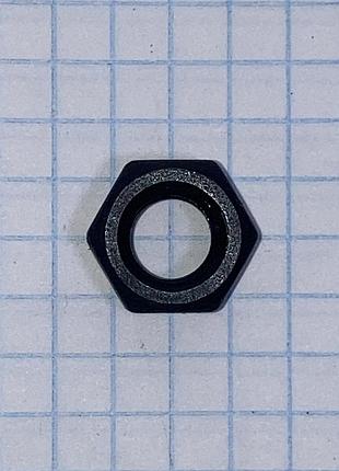 Гайка багатоцільова звичайна м8 крок 1.25 під ключ 13мм чорна metalvis