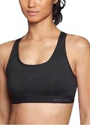 Спортивний топ nike pro dri fit чорний