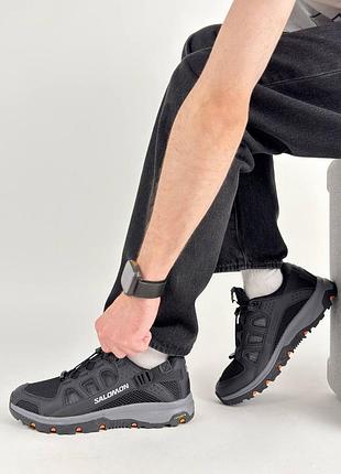 Чоловічі кросівки salomon techamphibian 5 black grey orange