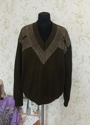 Джемпер италия 50% шерсть malagrida