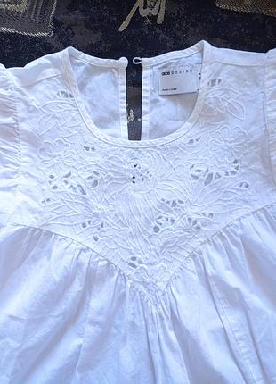 Распродажа! платье белое хлопковое asos р.8 8