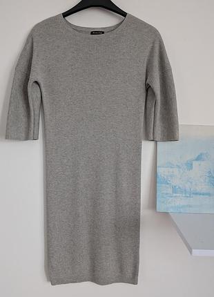 Платье из шерсти с вискозой от massimo dutti, c