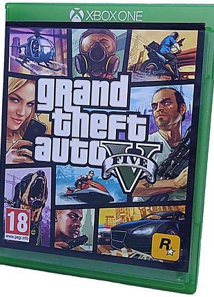 Игра для приставок компьютера б/у grand theft auto v (xbox one)