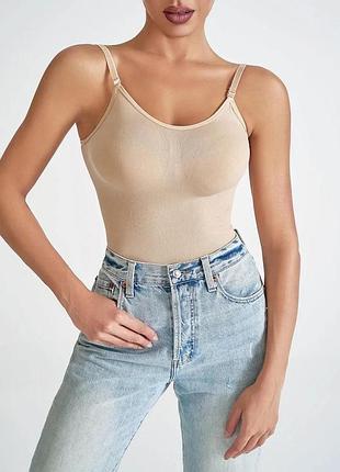 Боди body slim стрингами 
моделирующий боди с утяжкой.