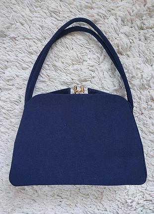 Шикарна коллекційна вінтажна сумка з фермуаром waldybag, made in england