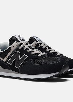 Оригинальные мужские кроссовки new balance 574 classic glack ml574evb с сша в новом состоянии
