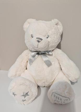 Keel toys off white gray born in 2019 teddy bear plush soft toy stuffed animal