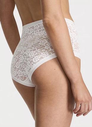Мережевні безшовні трусики висока посадка victoria’s secret pink оригінал