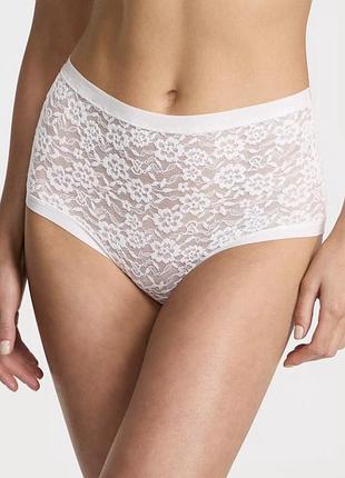 Мережевні безшовні трусики висока посадка victoria’s secret pink оригінал
