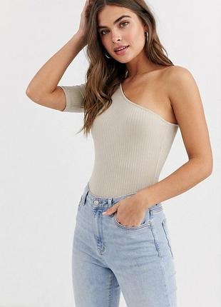 Элегантное боди на одно плечо missguided (uk 6 / xs)