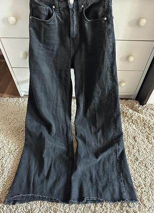 Класні широкі джинси bershka wide leg