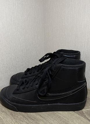 Кроссовки nike blazer mid'77'black'