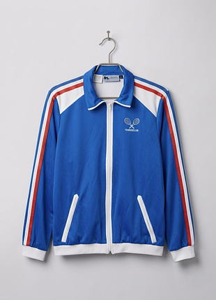Спортивная кофта олимпийка tennis club (современная модель в винтажном стиле)